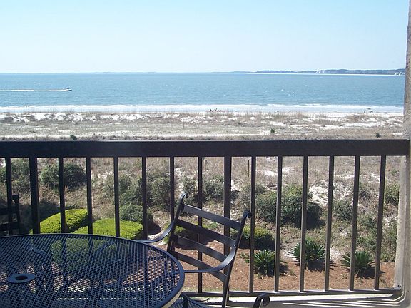 Expansive balcony with ocean views