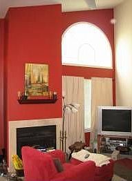 wood burning fire place