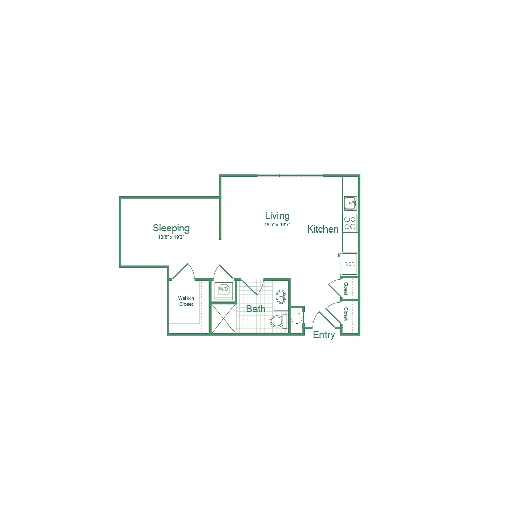 Floor plan Studio S7