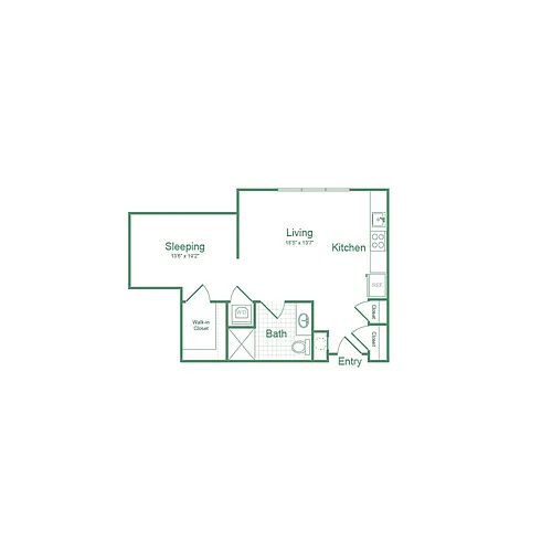 Floor plan Studio S7