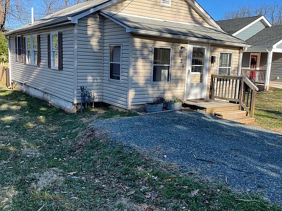 Late afternoon view of the front of the house.