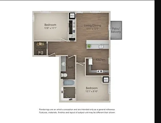 Floor plan 2B