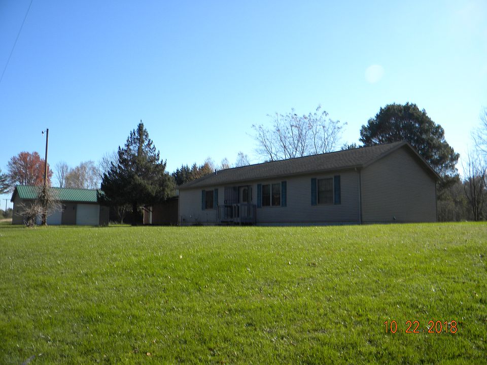 HOUSE, GARAGE AND POLEBARN