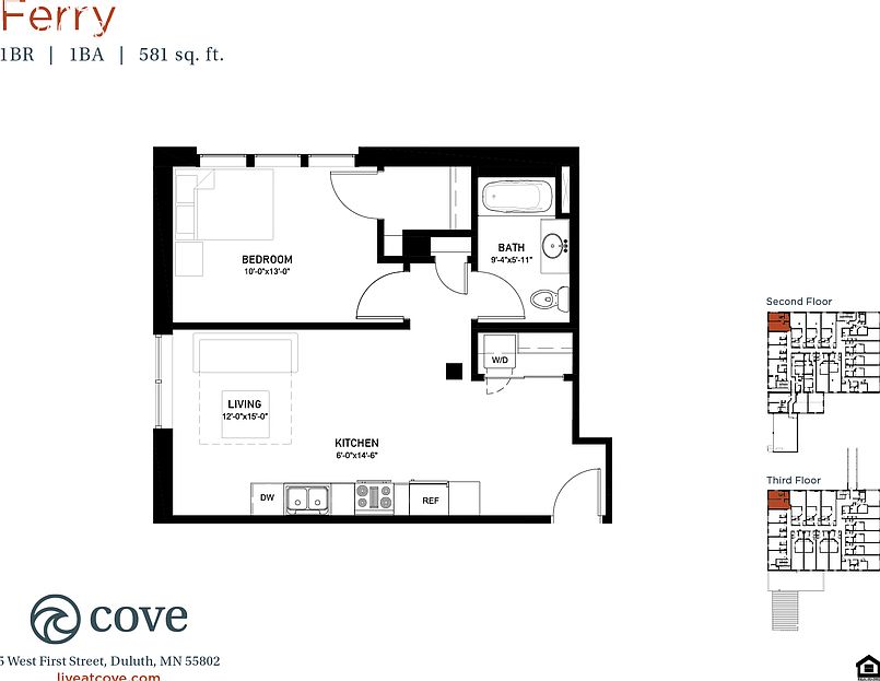 2nd image of 5 W 1st St #2-203