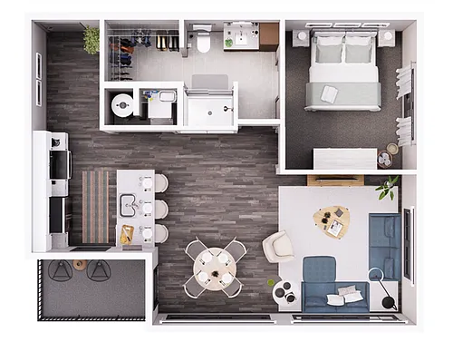 Floor plan Park-1E