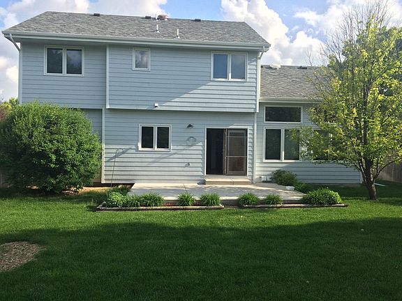 Back of home. Large patio