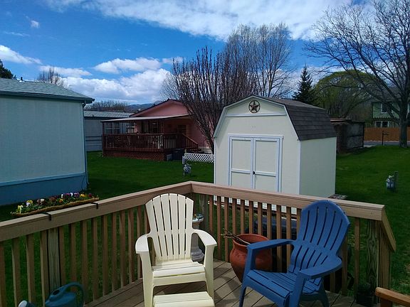 Deck and storage shed 