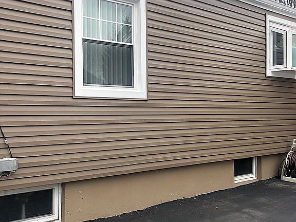 New siding and gutters
