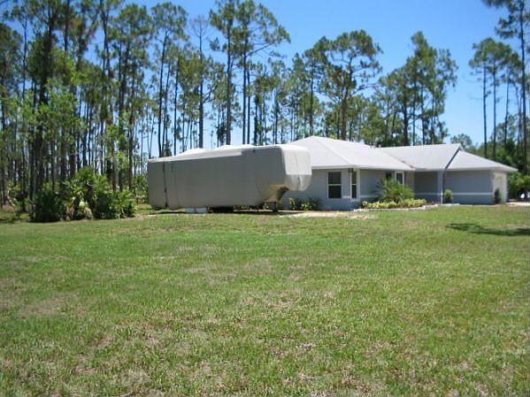 Lot with RV hookup