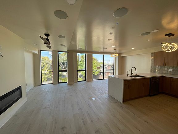 Unit 2, kitchen, dining and living room