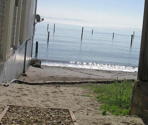 Private entrance to beach near pool to access the beach 