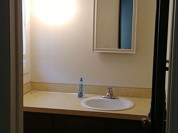First floor powder room