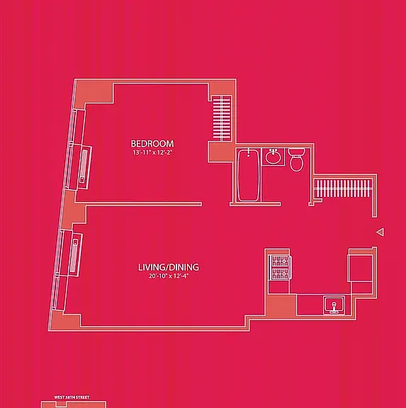 455 W 37th St #Penthouse 6 — Photo 14