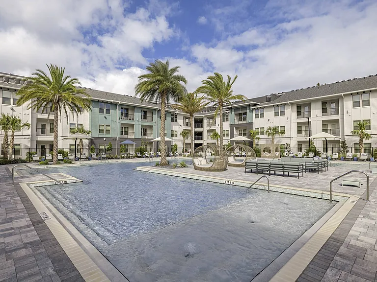 Relaxing Saltwater Pool with Cabanas, Wi-Fi, Sun Shelves, & Sunshade Umbrellas