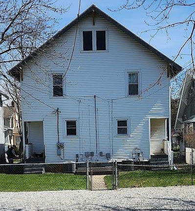 Unit 43 is on your left as you face the back of the house.