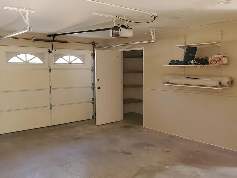 Garage and storage room