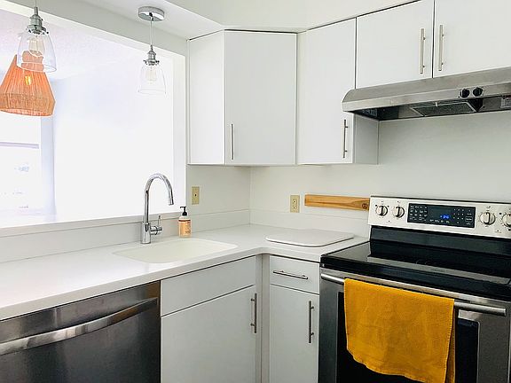 Updated bright kitchen