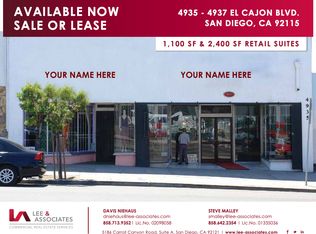 4935 El Cajon Blvd, San Diego, CA 92115