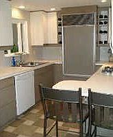 Custom kitchen, new tile floor