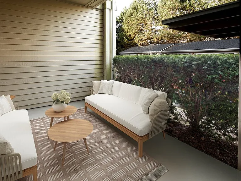 Private balcony