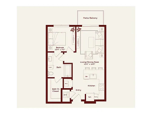 Floor plan Parker