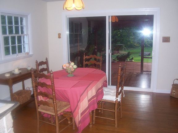 Sundrenched dining room