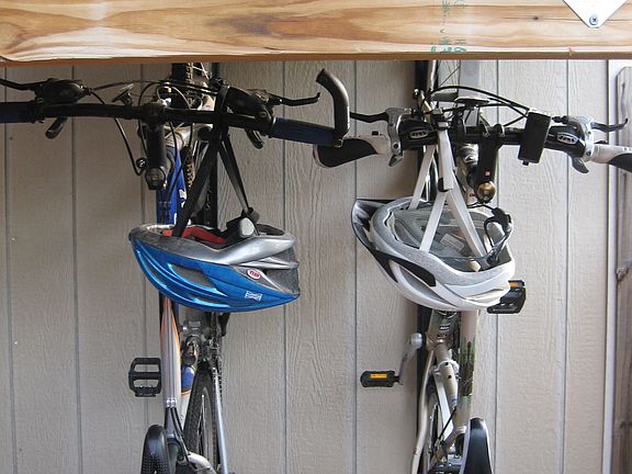 covered bike storage