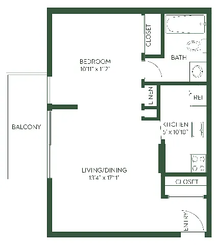Floor plan E1