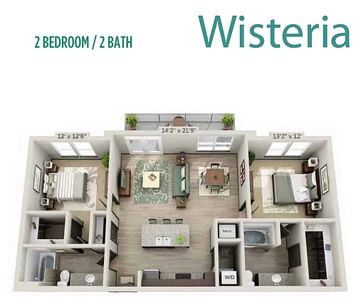 Floor plan Wisteria