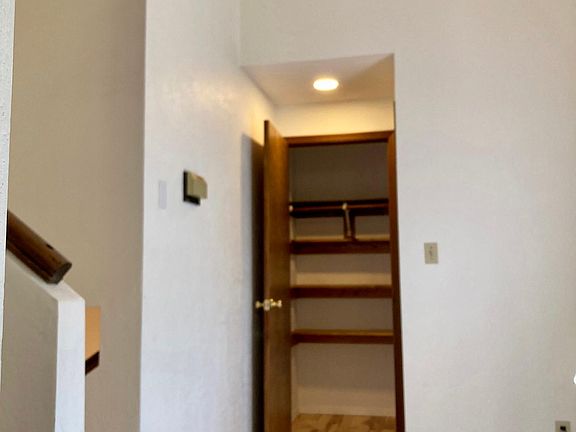 Handy storage closet off the dining room