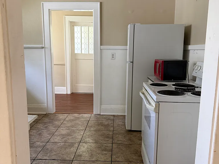 kitchen view from dining room