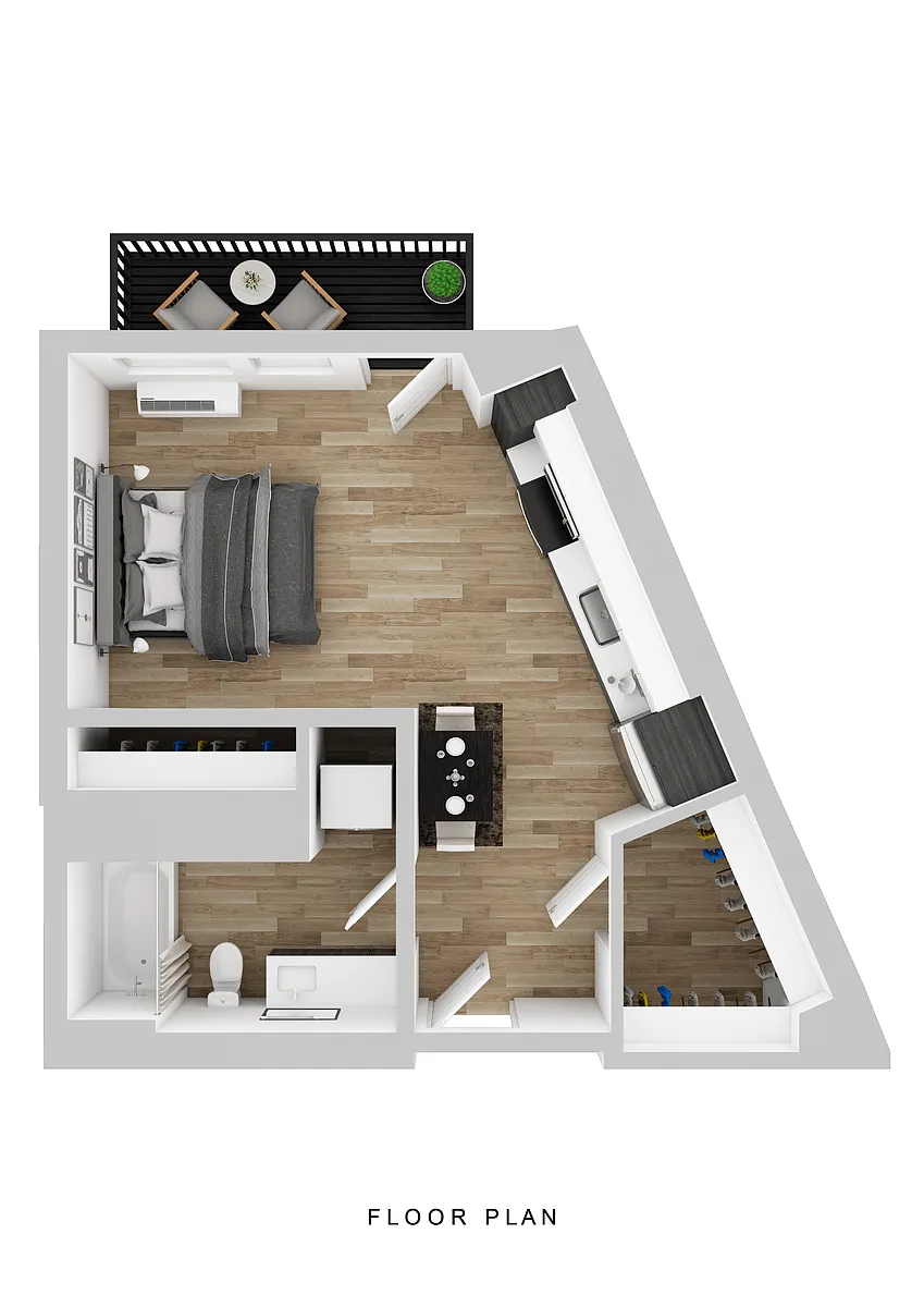 Floor plan Klipsan - Studio B