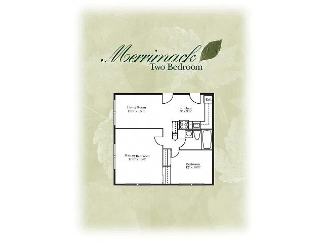 Floor plan The Merrimack