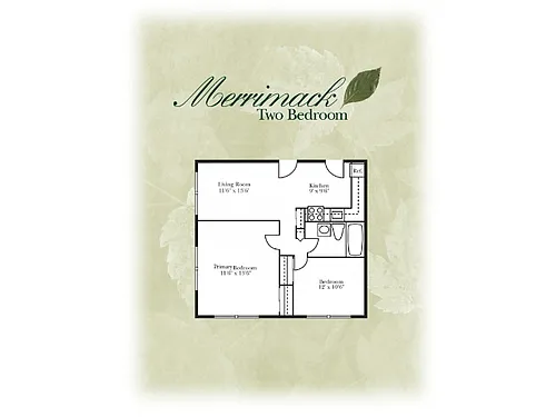Floor plan The Merrimack