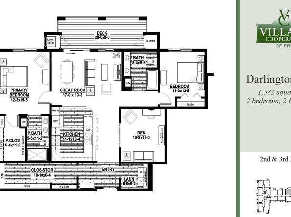 Darlington-Rev Plan, Village Cooperative of Erie (Active Adults 62+)