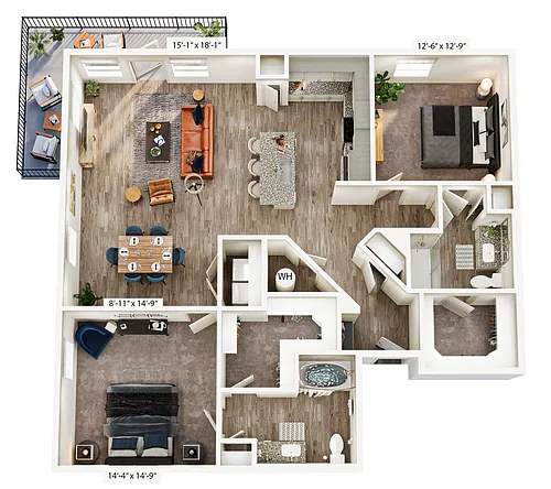Floor plan B4