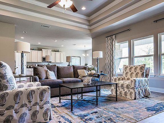 Living room (model home)