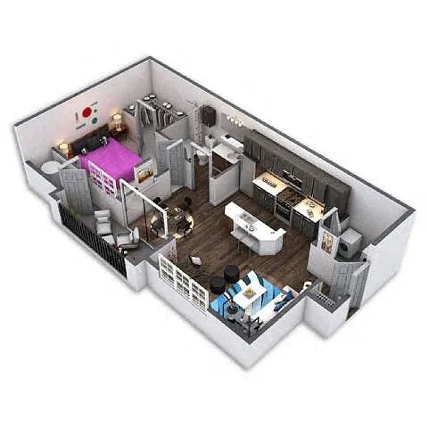 Floor plan Amherst Platinum