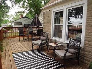 front deck area