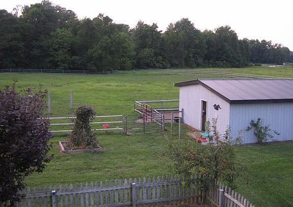 View of Barn and Pasture