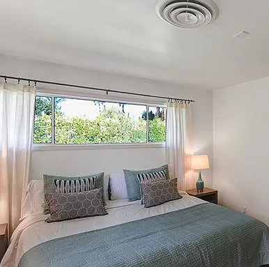 Queen Bedroom with Backyard View