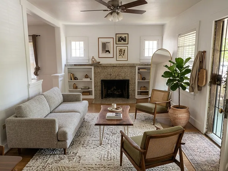 Living Room with furniture.