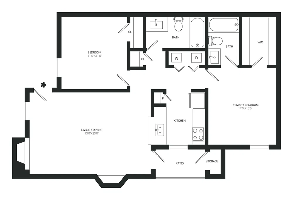 Floor plan Amber