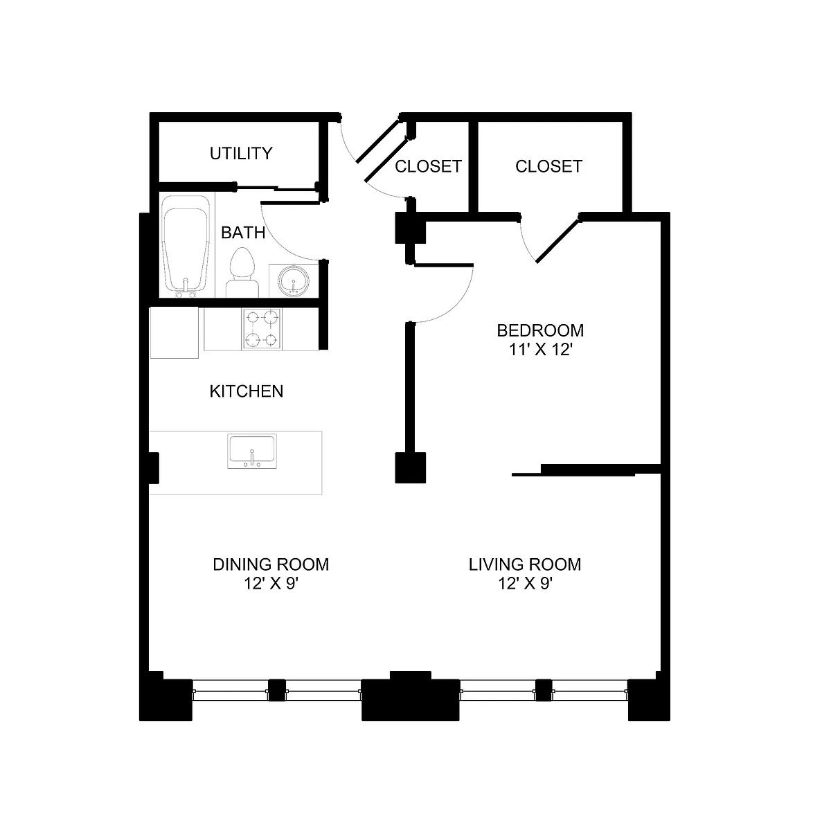 Floor plan The Greenwich West