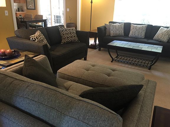 Living room - beautiful view of private back yard