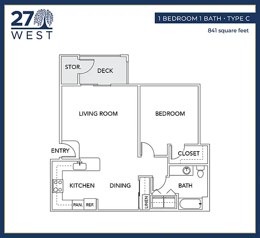 27 West 1 Bedroom Luxury 27 West 1 Bedroom Luxury