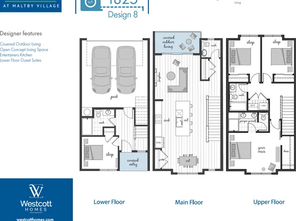 1825 - Design 8 Plan, Moray at Maltby Village