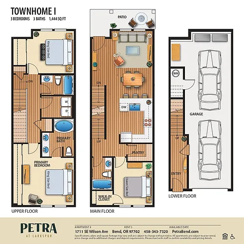 Floor plan Townhome I