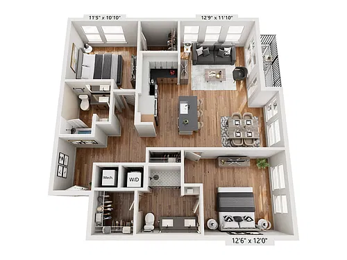 Floor plan B2