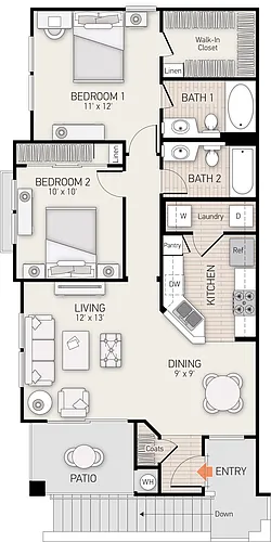 Floor plan Loggia - Plan 3